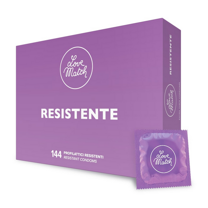 Prezervative, Lovewatch, Love Match Resistant, 144 bucăți