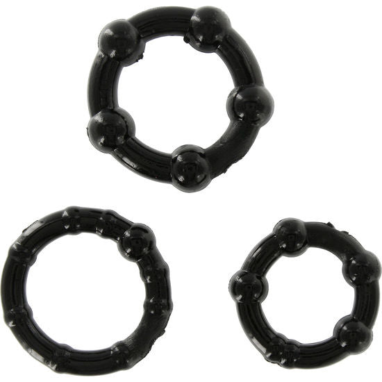 Set inele siliconice, O'la Selection, Stay Hard, dimensiuni variate