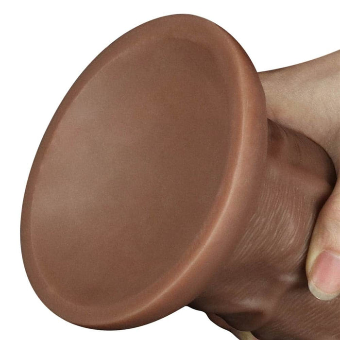 Dildo realistic, Lovetoy, 10.5 inci, maro