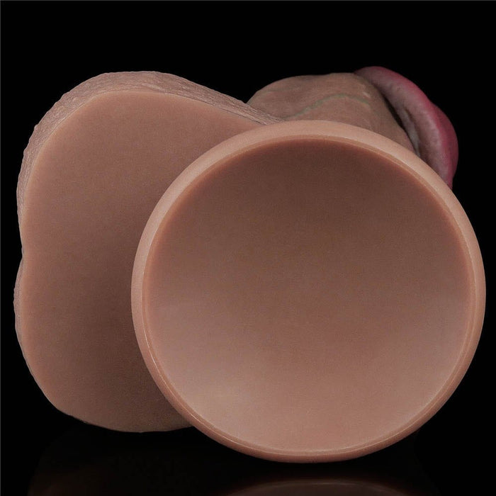 Dildo silicon, Lovetoy, 11 inch, strat dublu