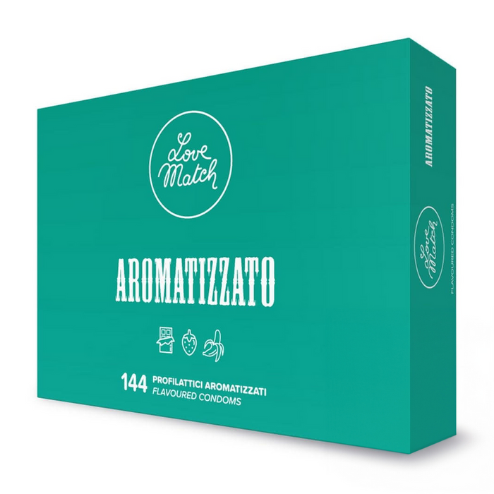 Prezervative Lovewatch, 144 bucăți, arome diverse