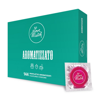 Prezervative Lovewatch, 144 bucăți, arome diverse