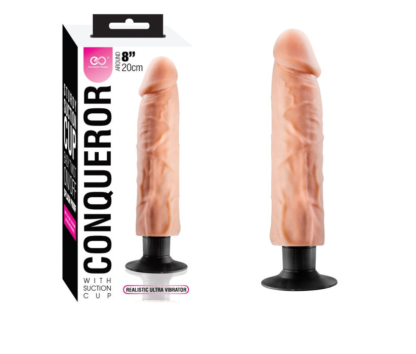 Vibrator Multi-Viteză, Nmc, 8", TPR, Suprafață Venată