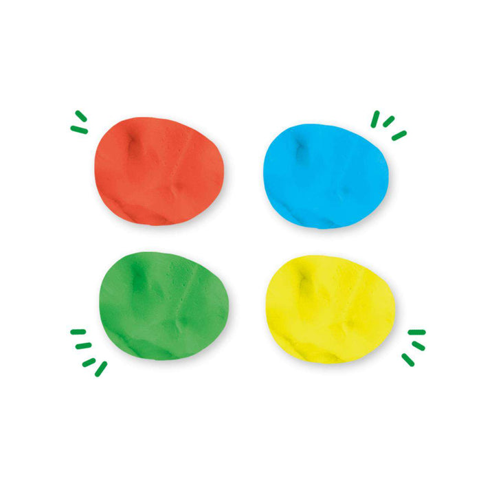 Plastilină vegană SES Pure, 4 culori, 4 x 90 g