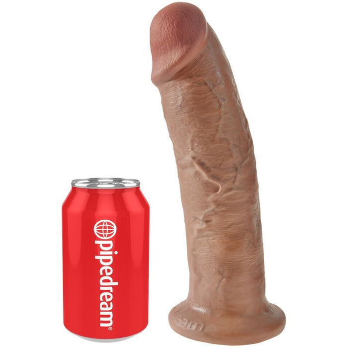 Dildo PVC Pipedream King Cock, 25,5 cm, ventuză