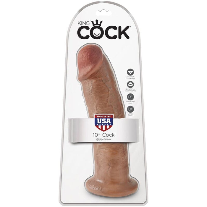 Dildo PVC Pipedream King Cock, 25,5 cm, ventuză