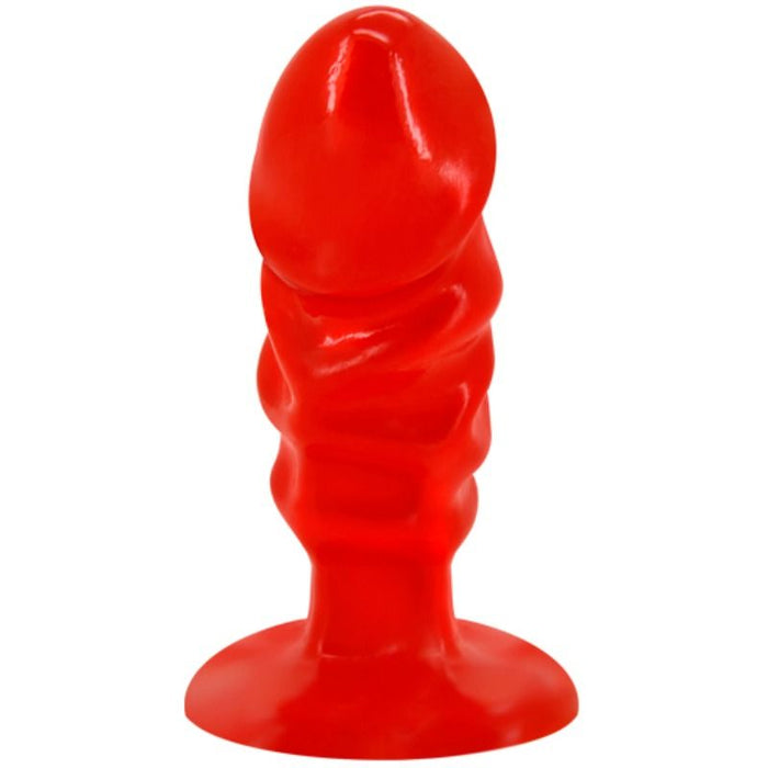 Plug Anal, BAILE, Cupă Suport Roșie, Textură Moale