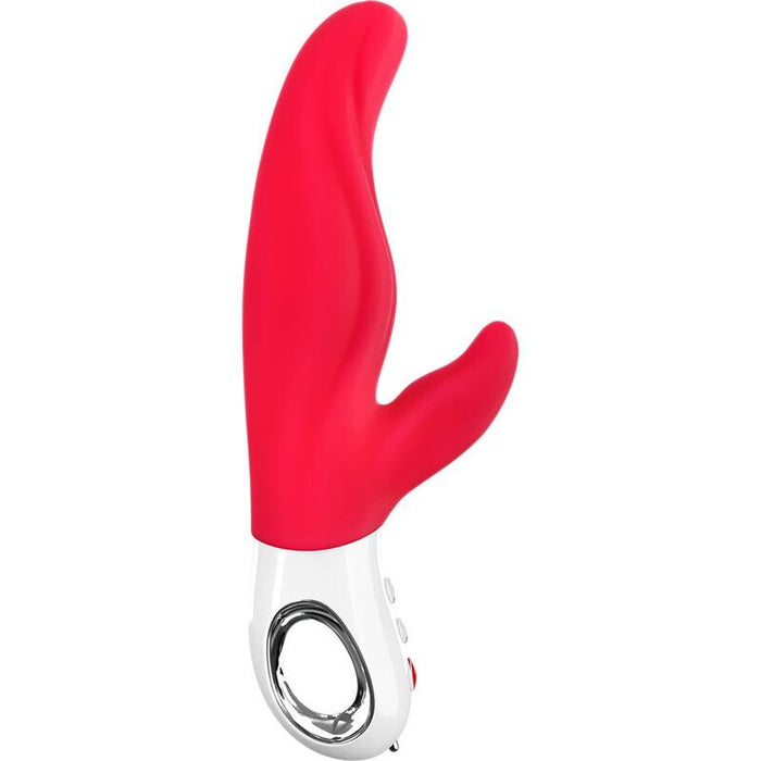 Vibrator dual, Fun Factory Lady Bi, roșu intens