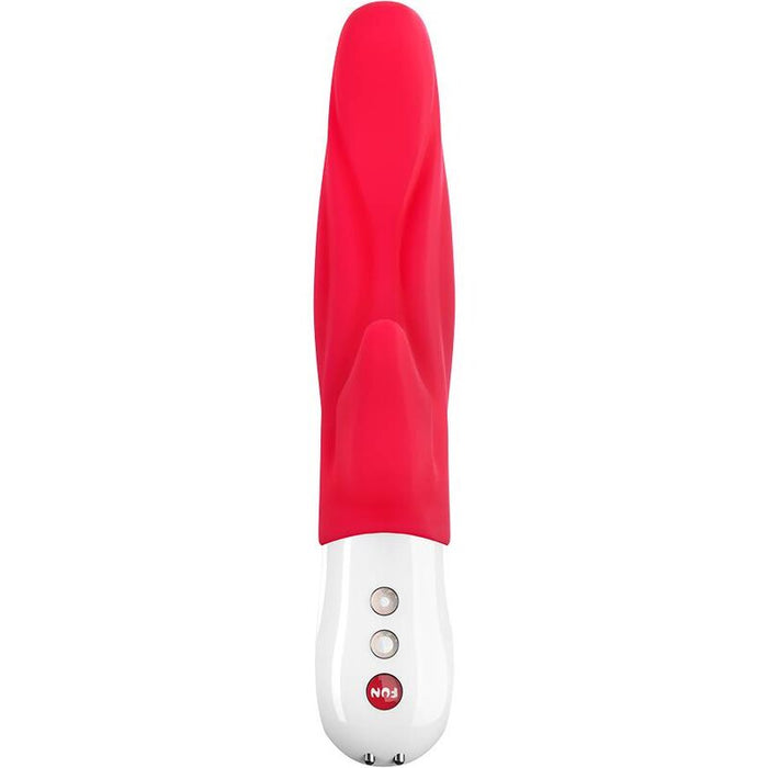 Vibrator dual, Fun Factory Lady Bi, roșu intens