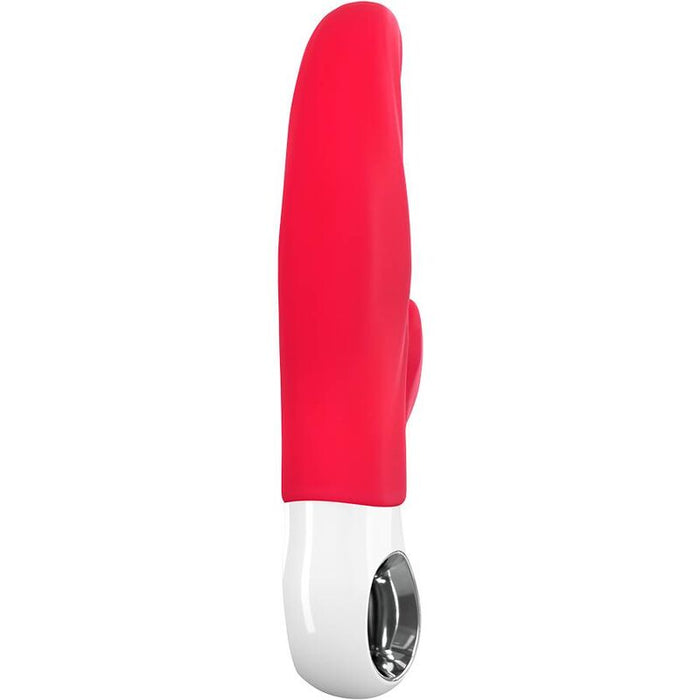 Vibrator dual, Fun Factory Lady Bi, roșu intens