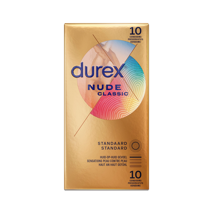 Prezervative, Durex, Transparent, One Size, 10 bucăți