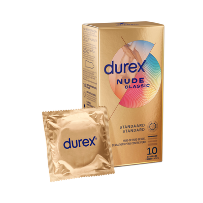 Prezervative, Durex, Transparent, One Size, 10 bucăți