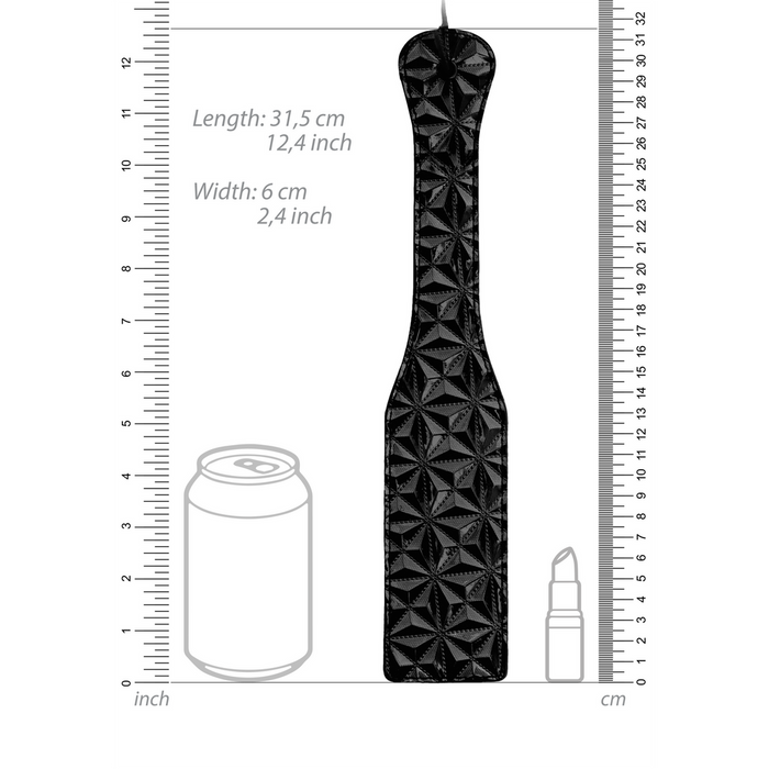 Paddle, Ouch!, design geometric, vinil și piele ecologică