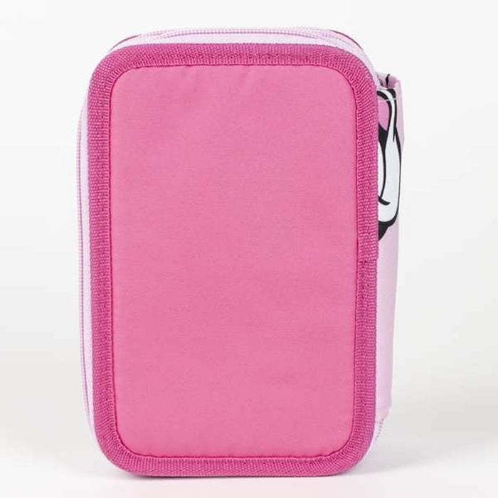 Penar triplu, Minnie Mouse, Fuchsia, plastic durabil