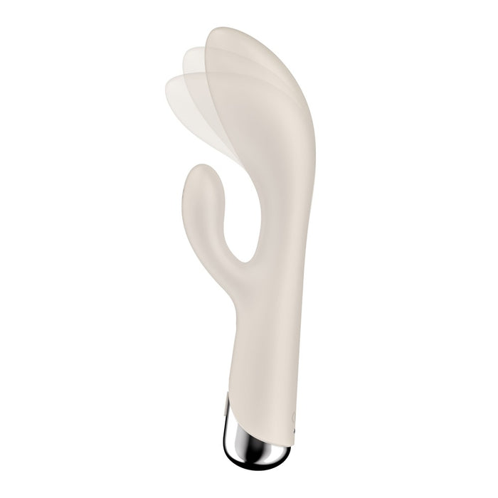 Vibrator Rabbit, Satisfyer Spinning Rabbit 1, bej, rotativ