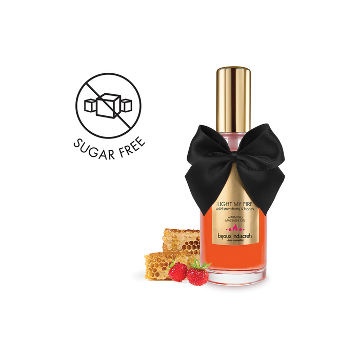 Ulei de masaj, Bijoux Indiscrets, căpșuni sălbatice, 100 ml
