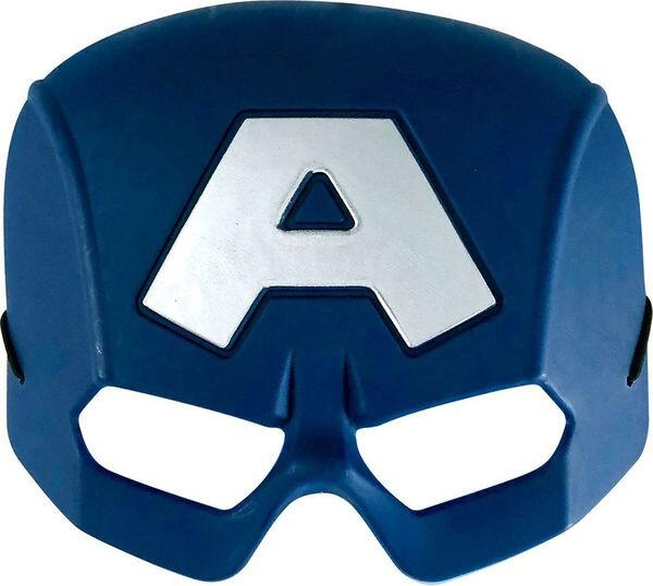 Mască pentru copii, Rubies, Captain America, albastră