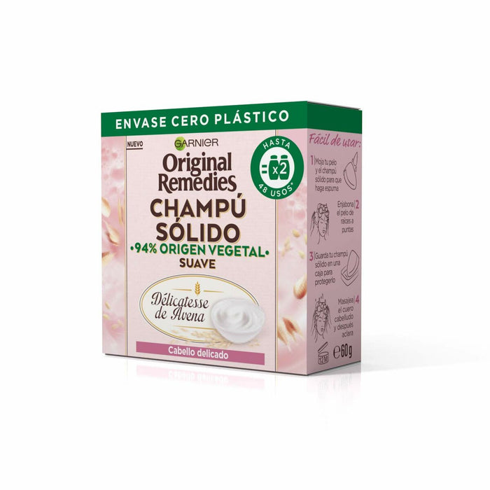 Șampon solid, Garnier, Original Remedies, calmant, 60g