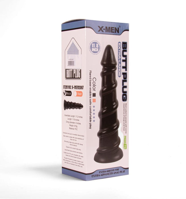 Plug anal, X-Men, 30 cm, negru