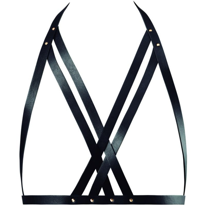 Ham Bijoux Indiscrets Maze Halter, Negru, Vegan