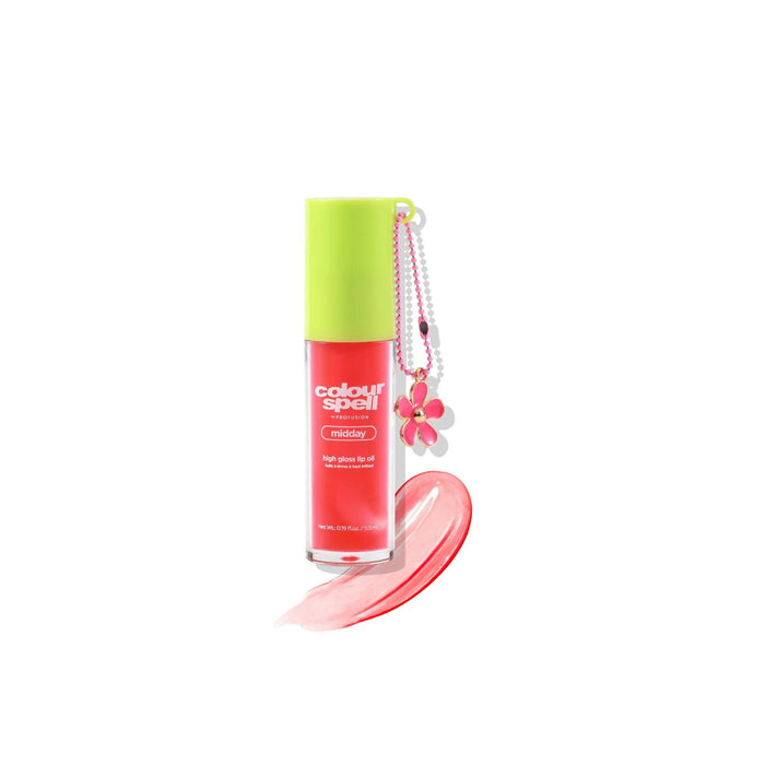 Ulei de buze Profusion Cosmetics Colour Spell, luciu intens, nuanța Midday, 5,5 ml