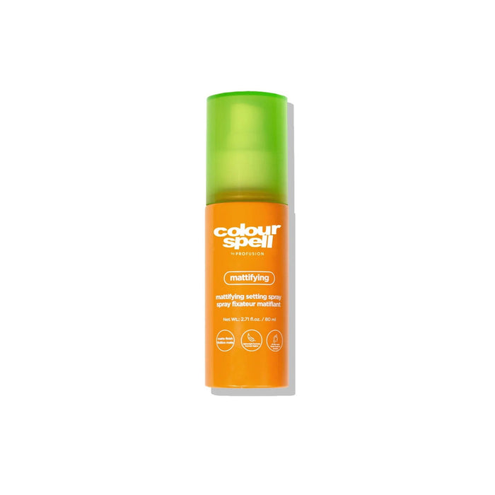 Spray de fixare a machiajului Profusion Cosmetics Colour Spell, matifiant, 80 ml