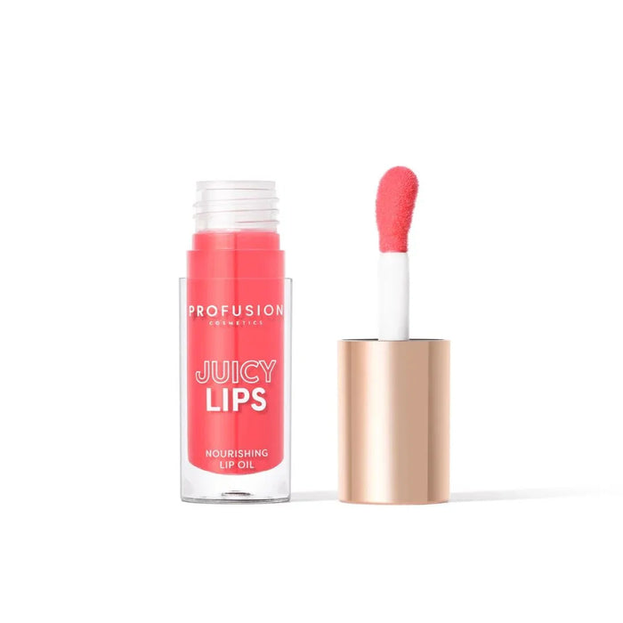 Ulei de buze Profusion Cosmetics Juicy Lips Tint, hidratant, cu efect de strălucire, nuanța Wild Watermelon, 5,2 ml