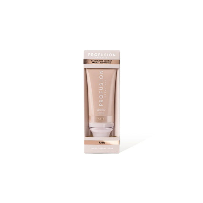 Fluid nuanțator Profusion Cosmetics Luminous Skin, efect iluminator, nuanța Fair, 50 ml