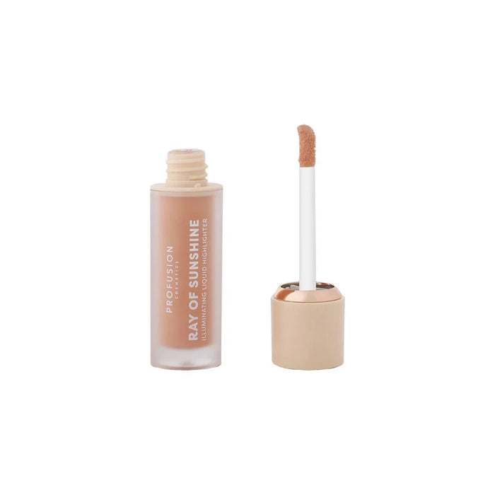 Iluminator lichid Profusion Cosmetics Ray Of Sunshine, strălucire naturală, nuanța Golden Hour, 4 ml