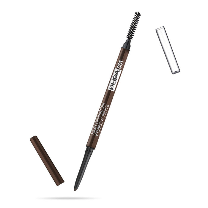 Creion pentru sprâncene Pupa High Definition, cu perie, nuanța 001, 0.9 g