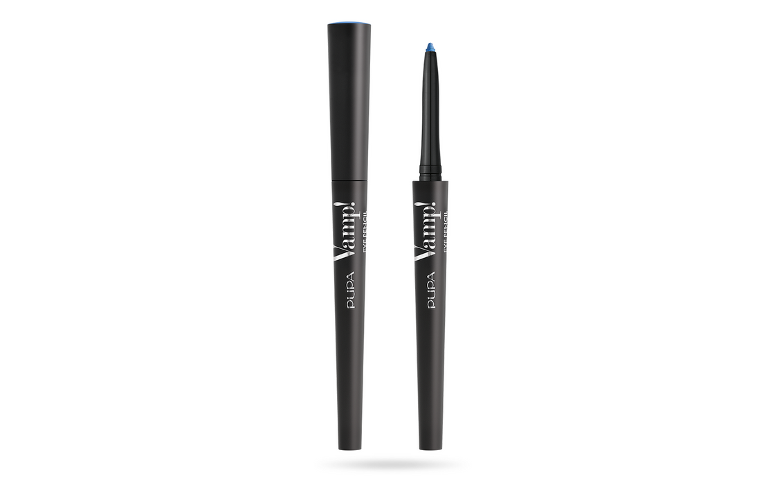 Creion kohl kajal pentru ochi Pupa Vamp!, rezistent la apă, fără parabeni, nuanța 403 Albastru excentric, 0,35 g