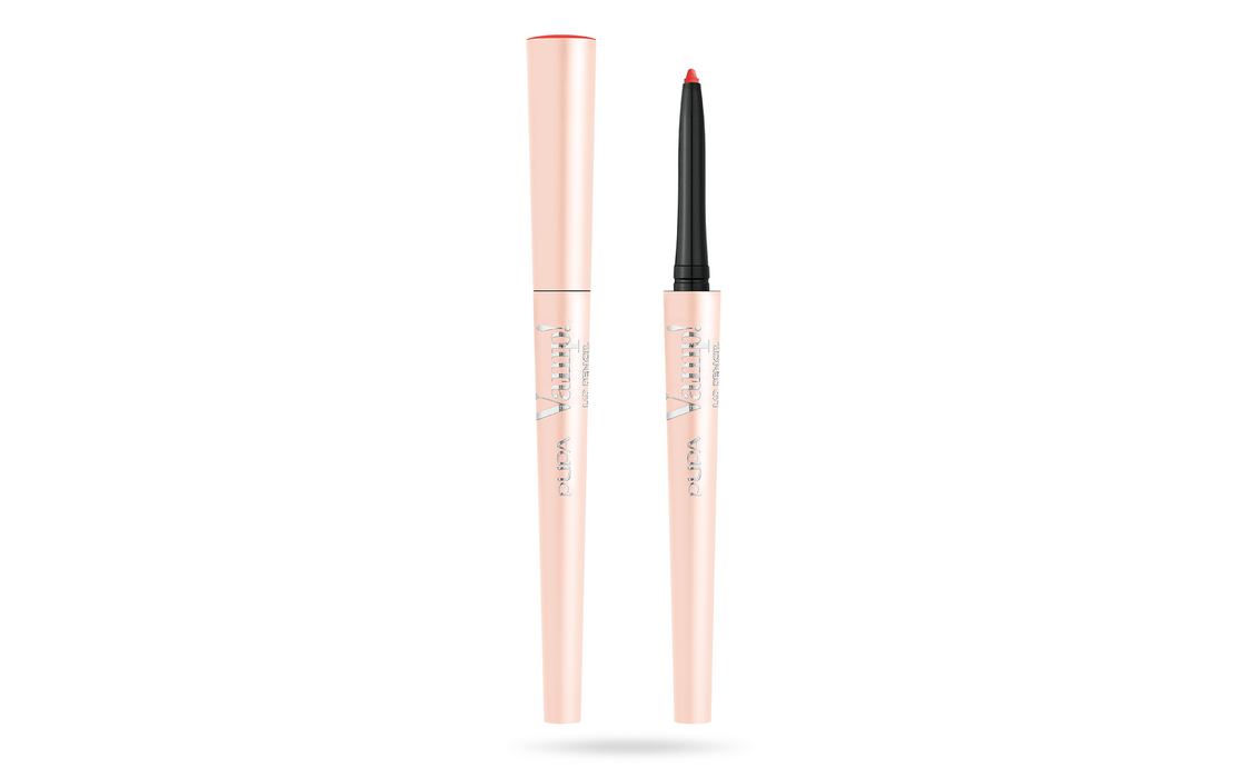 Creion de buze Pupa Vamp!, rezistent la apă, nuanța 011 Roșu iconic, 0,35 g