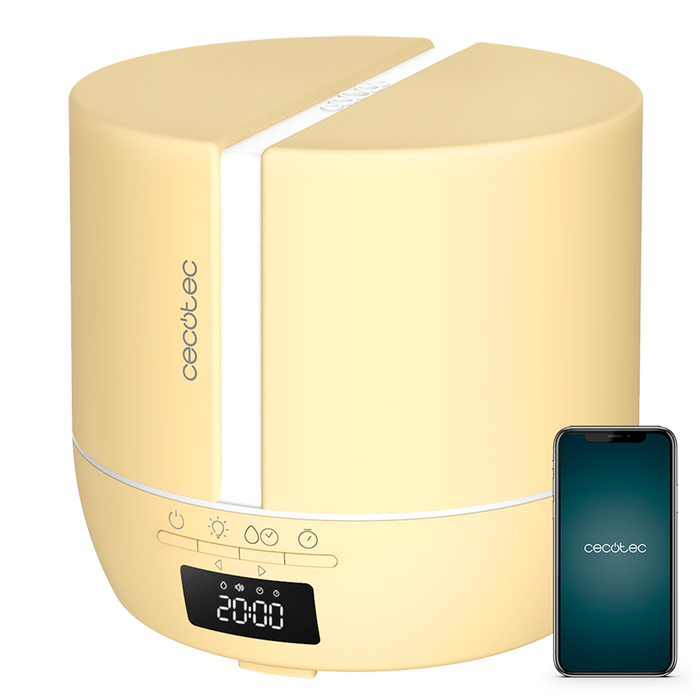 Difuzor de aromă Cecotec PureAroma 550 Connected SunLight, 500 ml, 25 ml/h, acoperire 30 m², Bluetooth
