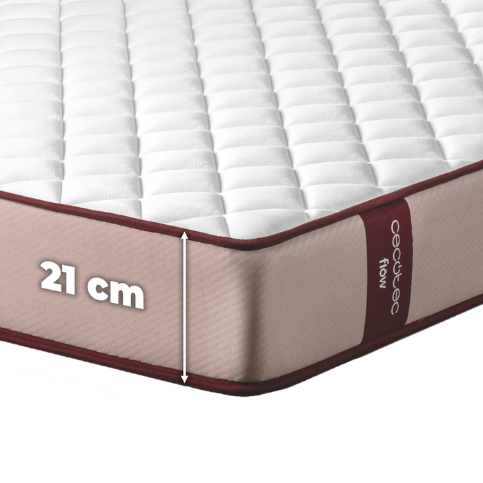 Saltea Cecotec Flow PureVital 1900, 150 × 200 cm, înălțime 21 cm, fermitate ridicată