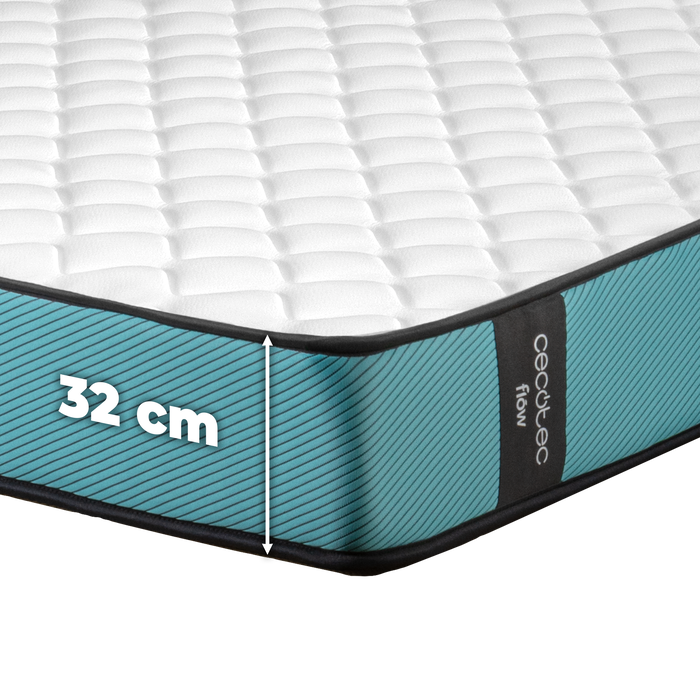 Saltea Cecotec Flow PureVital 2900, 120 × 190 cm, înălțime 23 cm, cu spumă cu memorie