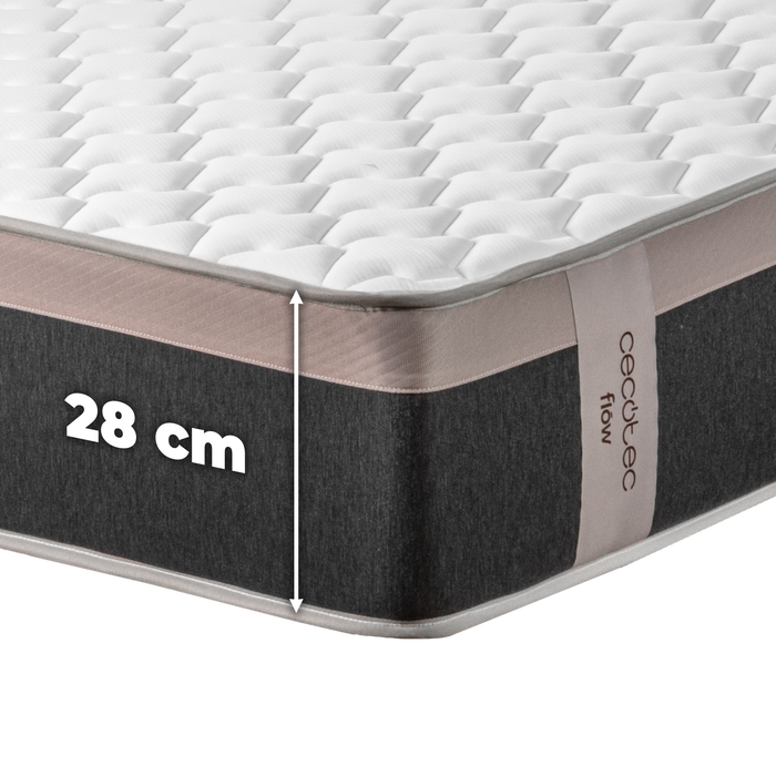 Saltea Cecotec Flow Purevital 4900 150X200, 150 × 200 cm, înălțime 28 cm, viscoelastică
