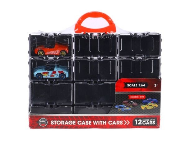 Cutie de depozitare Unknown Rapid Wheels, 3 mașini incluse, scară 1:64, 3+ ani