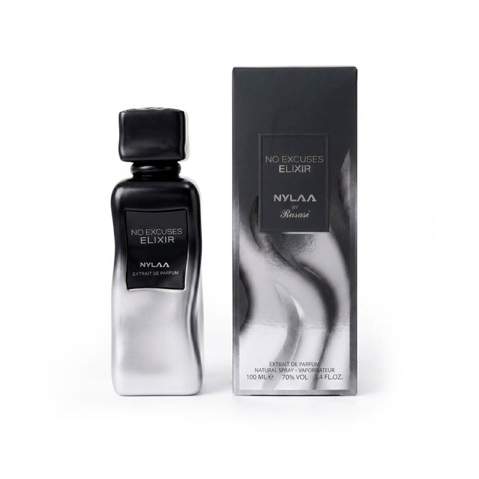 Extract de parfum Rasasi No Excuses Elixir, pentru bărbați, 100 ml