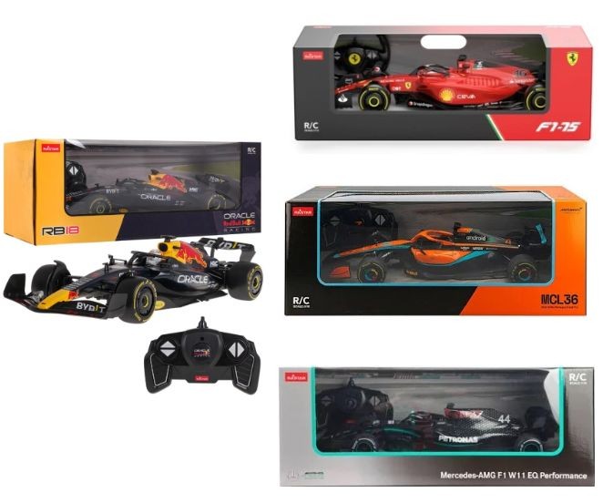 Mașinuță cu telecomandă Rastar Formula 1, diverse modele, scara 1:18