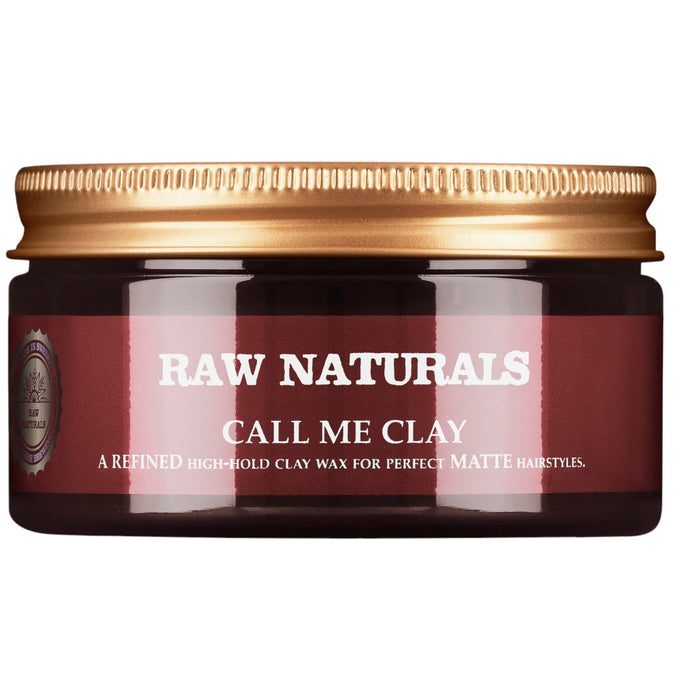 Argilă de coafat Raw Naturals Call Me Clay, fixare 7/10, efect mat, 100 ml