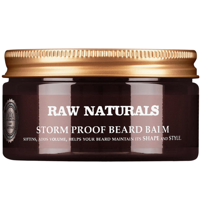Balsam de barbă Raw Naturals Storm Proof, pentru înmuiere, 100% vegan, 100 ml