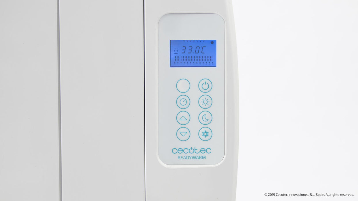Radiator termic electric Cecotec Ready Warm 1200 Thermal, 900 W, 6 elementi, alb