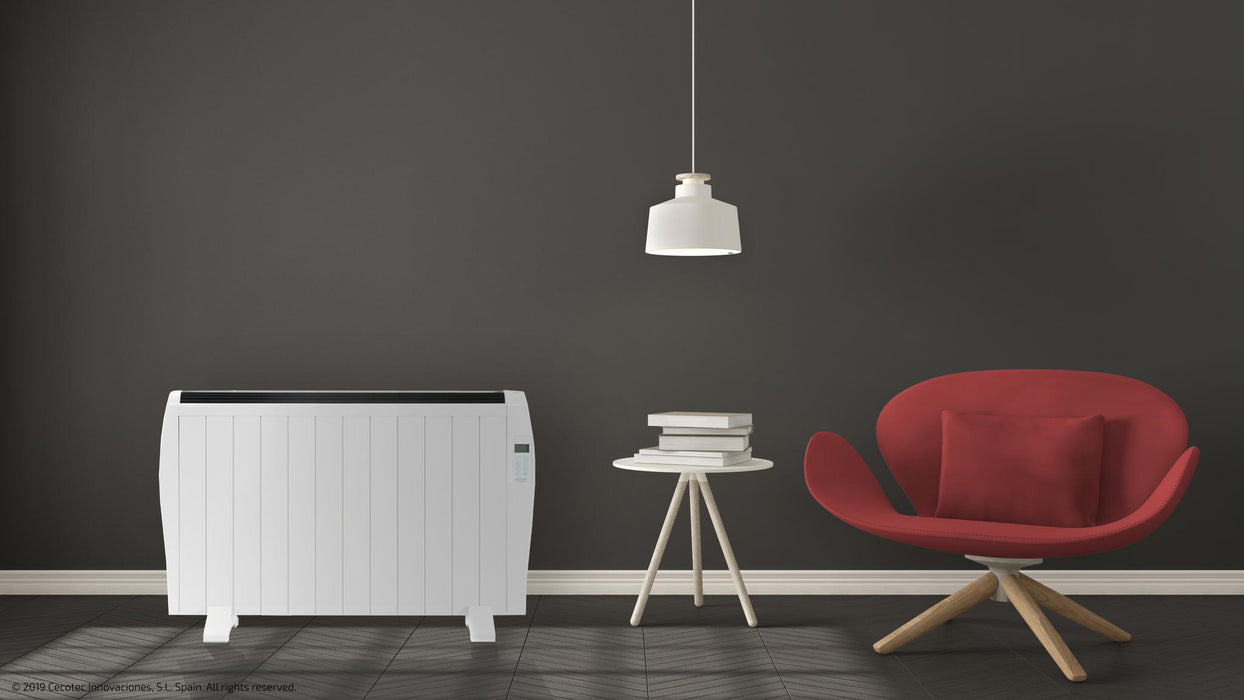 Radiator electric cu 12 elementi Cecotec Ready Warm 2500 Thermal, 1800 W, 97 × 26 × 62,8 cm, alb