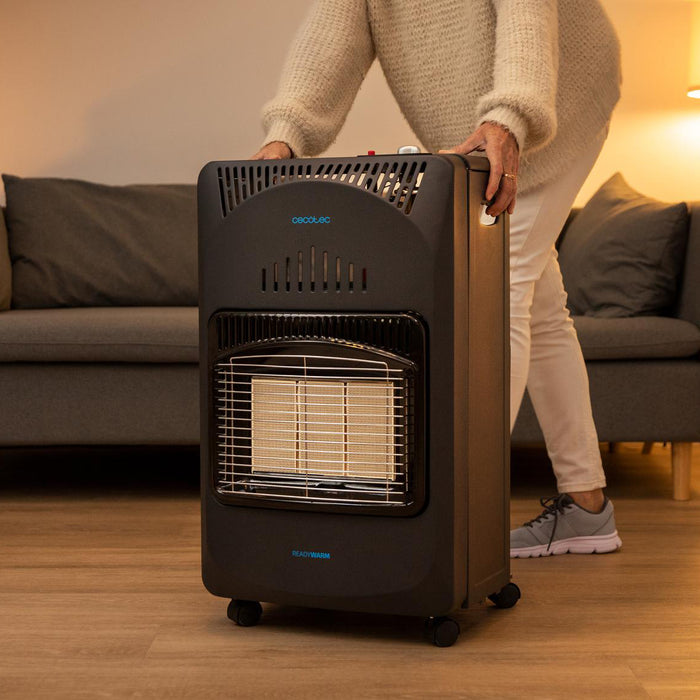 Încălzitor pe gaz Cecotec Ready Warm 4200 Slim Fold, 4200 W, pentru butelie de 15 kg, clasa A