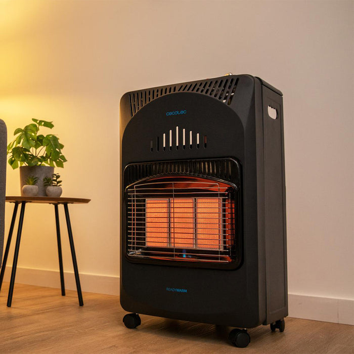 Încălzitor pe gaz Cecotec Ready Warm 4200 Slim Fold, 4200 W, pentru butelie de 15 kg, clasa A