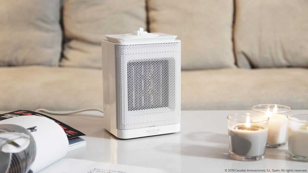 Aerotermă ceramică Cecotec Ready Warm 6150 Ceramic Rotate Style, 1500 W, 3 moduri, oscilație 90°