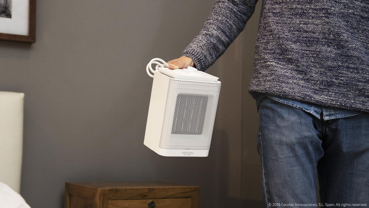 Aerotermă ceramică Cecotec Ready Warm 6150 Ceramic Rotate Style, 1500 W, 3 moduri, oscilație 90°