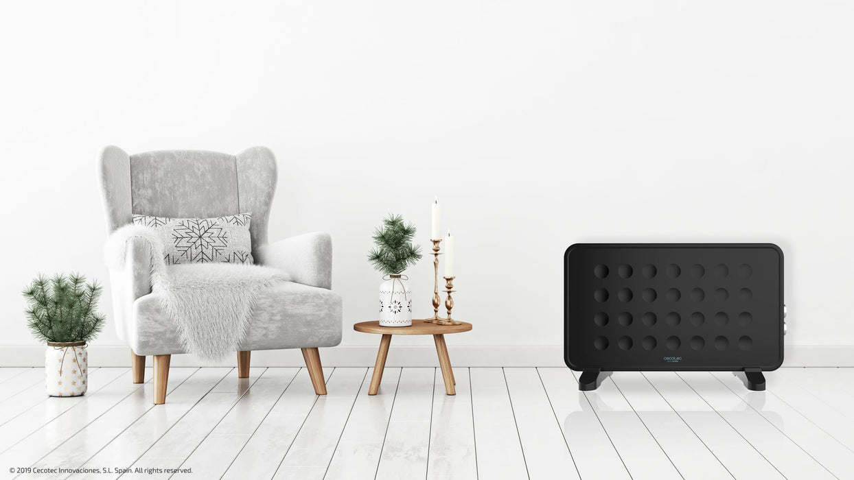 Convector Cecotec Ready Warm 6550 Turbo Convection Design, 2000 W, 4 moduri, negru