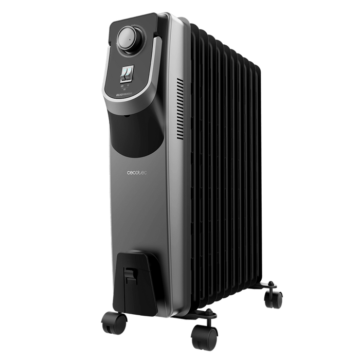 Radiator cu ulei Cecotec ReadyWarm 11000 Space 360 Black, 2500 W, 11 elementi, 28 m², negru