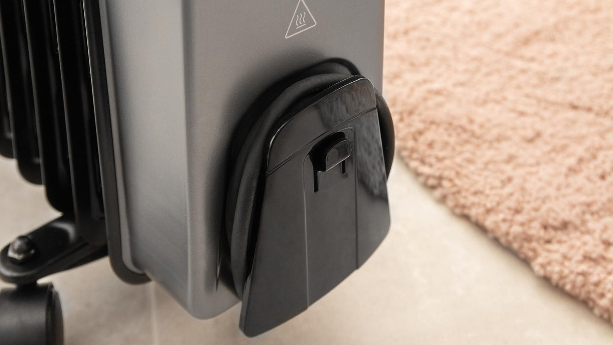 Radiator cu ulei Cecotec ReadyWarm 11000 Space 360 Black, 2500 W, 11 elementi, 28 m², negru